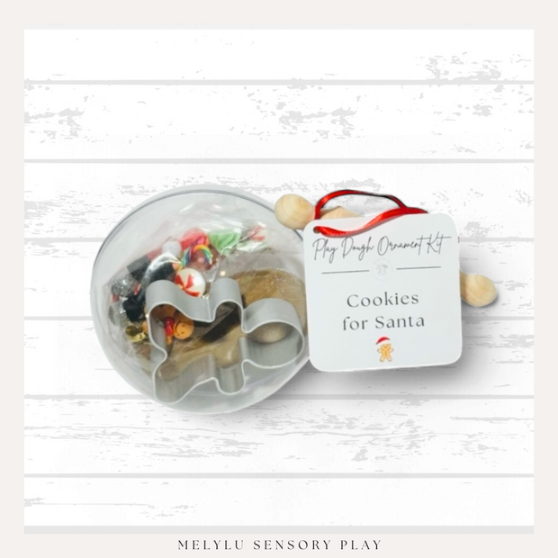 Cookies for Santa - Play Dough Ornament