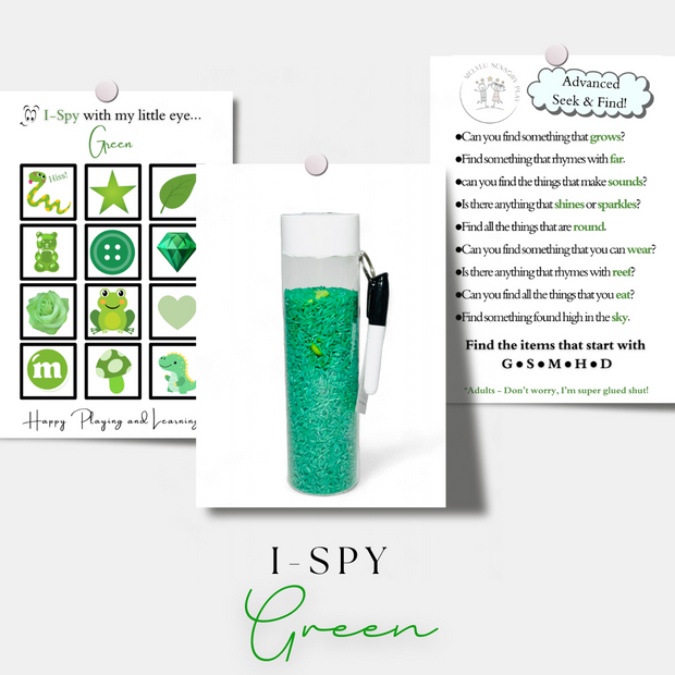 I-SPY SENSORY BOTTLES - COLORS COLLECTION