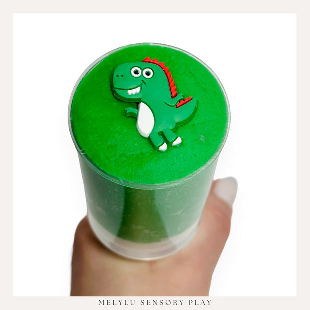 DINOSAUR Play Dough Push-Pop