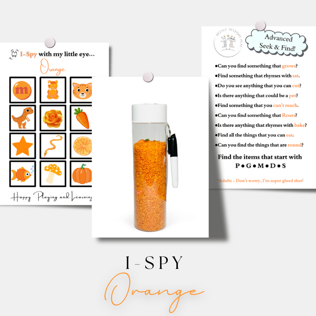 I-SPY SENSORY BOTTLES - COLORS COLLECTION