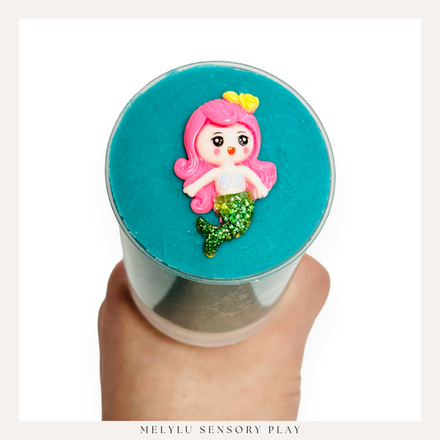 MERMAID Play Dough Push-Pop