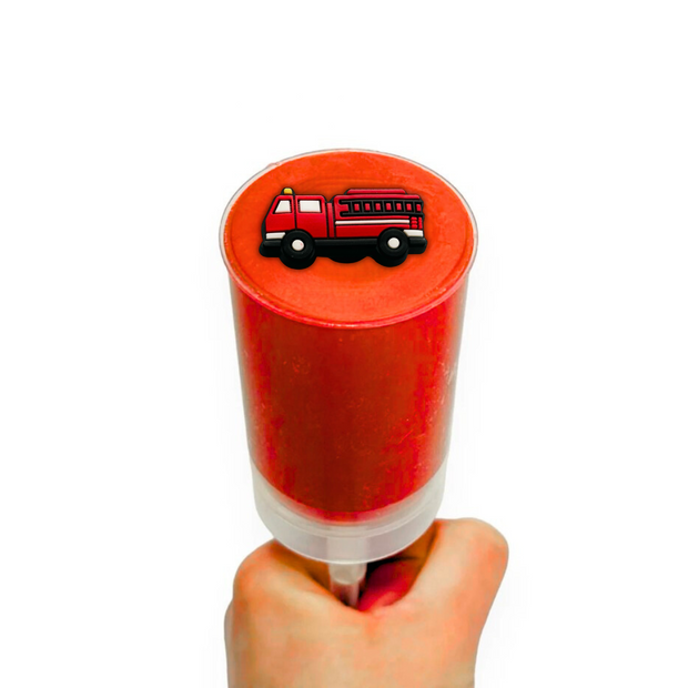 FIRE TRUCK Play Dough Push-Pop