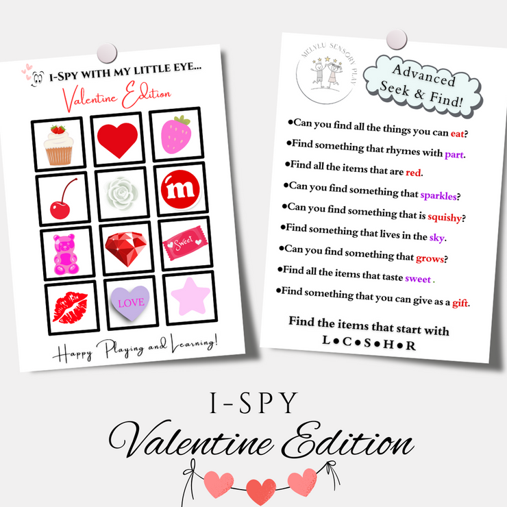 Valentine I-Spy Bottle