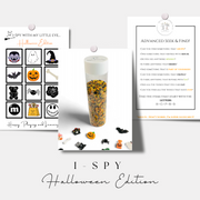 I-SPY SENSORY BOTTLE - HALLOWEEN EDITION