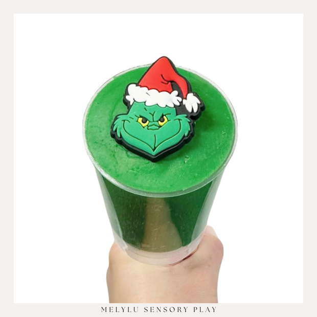 The Grinch Play Dough Push Pop