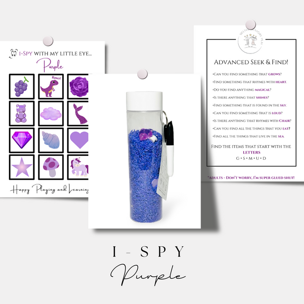 i-SPY SENSORY BOTTLES - COLORS COLLECTION