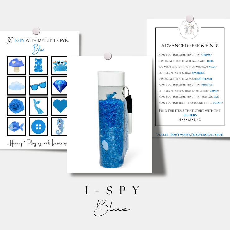 i-SPY SENSORY BOTTLES - COLORS COLLECTION