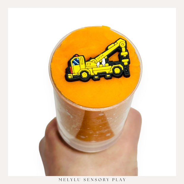 CONSTRUCTION Play Dough Push-Pop