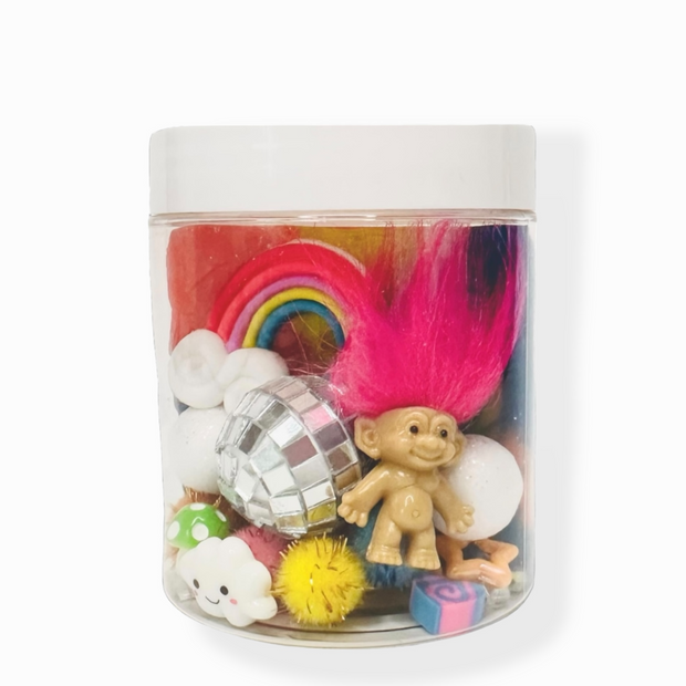 TROLL TALES Play-Dough-To-Go Jar