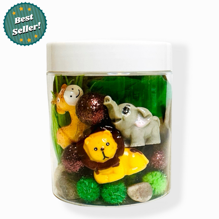 SAFARI Play Dough To-Go Jar