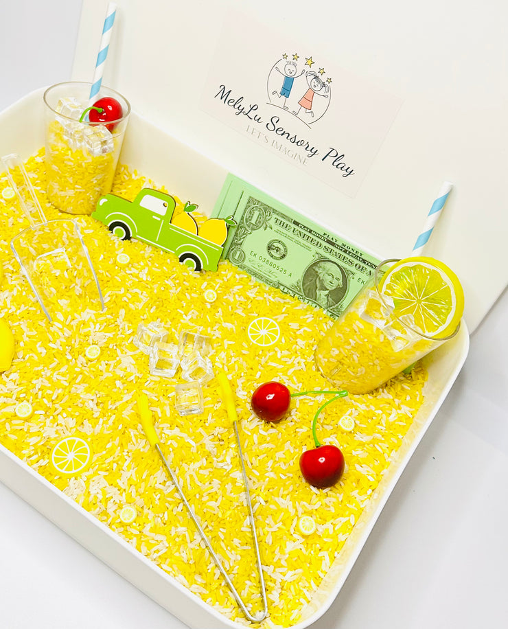 LEMONADE STAND Sensory Bin Kit