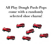 FIRE TRUCK Play Dough Push-Pop