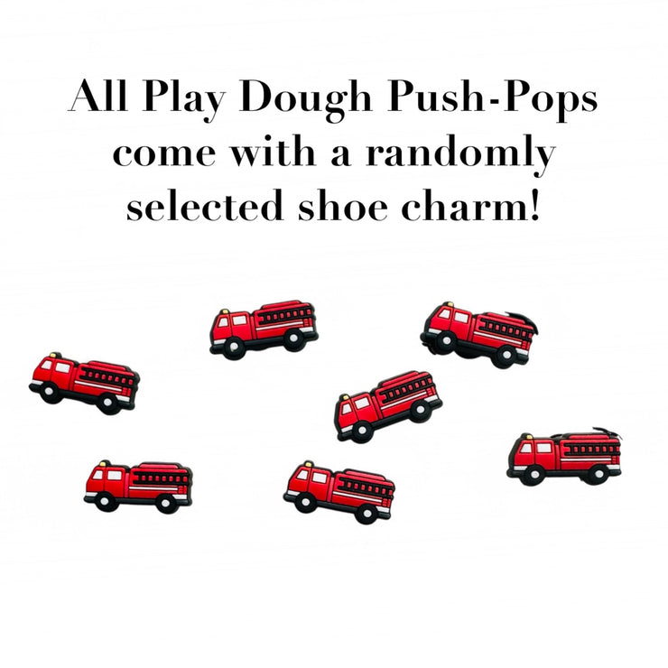 FIRE TRUCK Play Dough Push-Pop