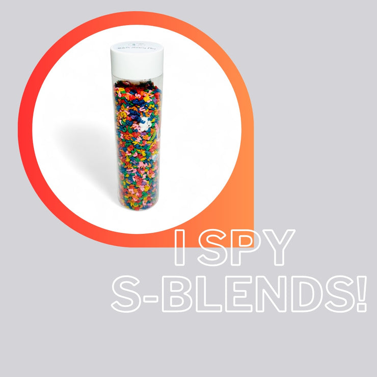 I-SPY SENSORY BOTTLE -  S-BLENDS EDITION