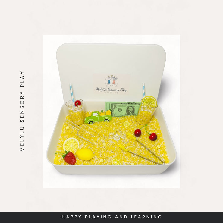 LEMONADE STAND Sensory Bin Kit