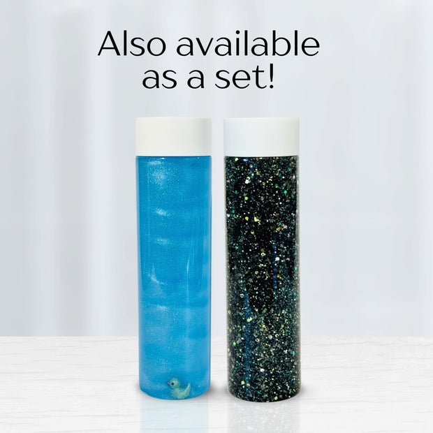 STAR LIGHT GLITTER CALMING BOTTLE—BLACK