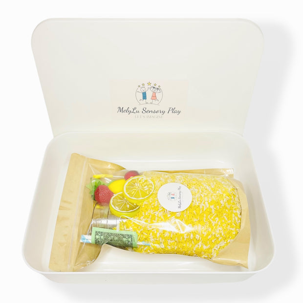 LEMONADE STAND Sensory Bin Kit