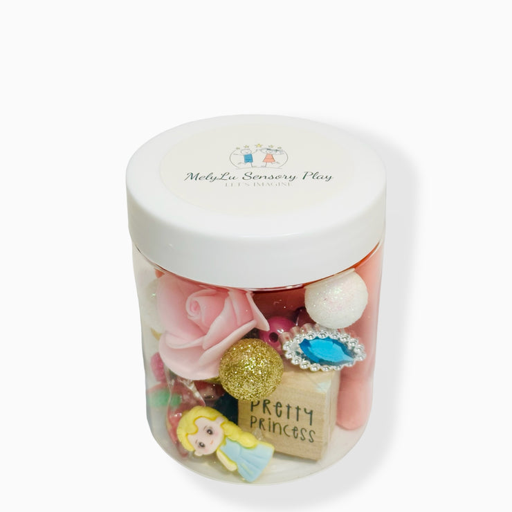 PRINCESS PARTY Play-Dough-To-Go Jar