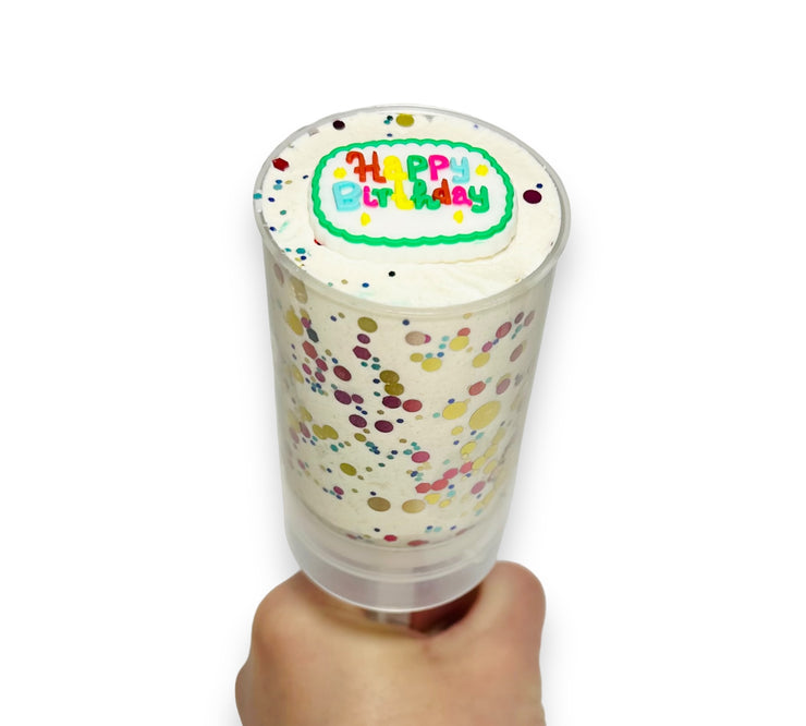 BIRTHDAY CONFETTI Play Dough Push-Pop