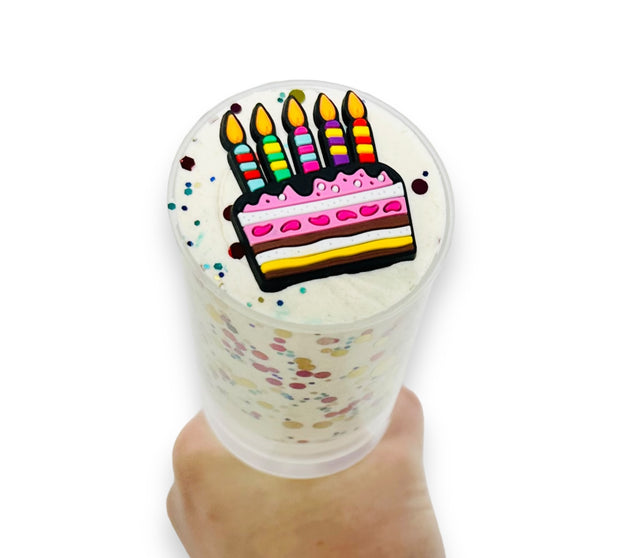 BIRTHDAY CONFETTI Play Dough Push-Pop