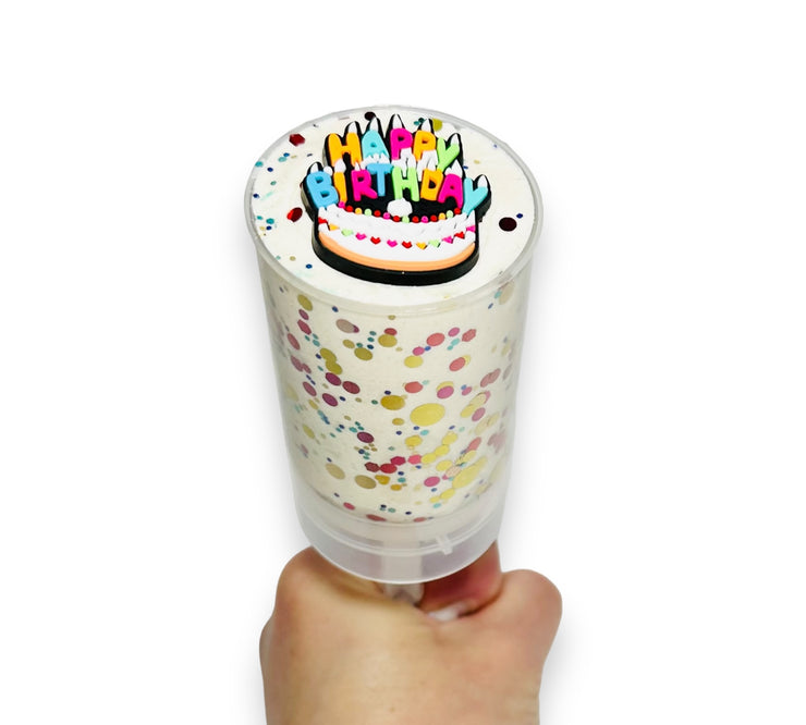 BIRTHDAY CONFETTI Play Dough Push-Pop