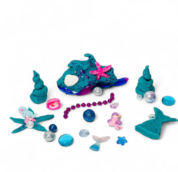 MERMAID Play Dough To-Go Kit