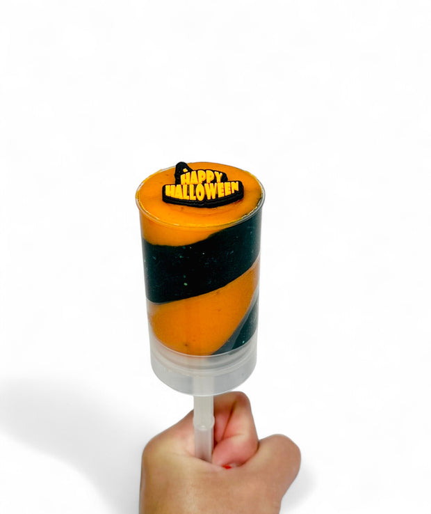 Happy Halloween — Play Dough Push Pop