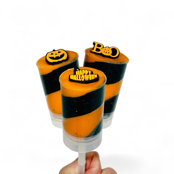 Happy Halloween — Play Dough Push Pop