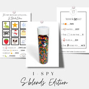 I-SPY SENSORY BOTTLE -  S-BLENDS EDITION