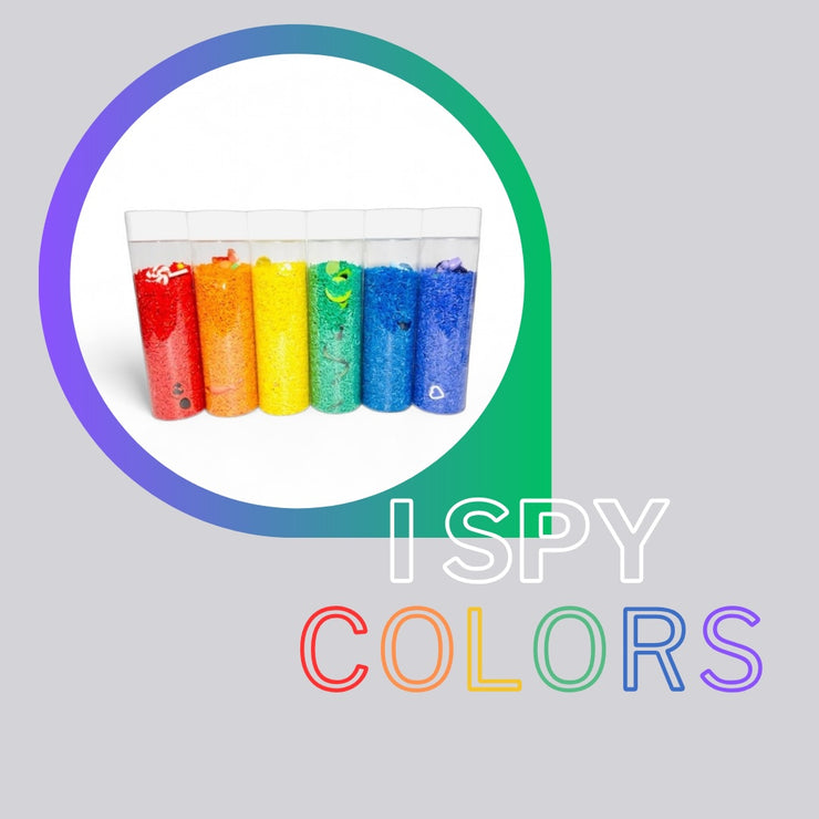 i-SPY SENSORY BOTTLES - COLORS COLLECTION